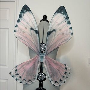 Stonehart Jewelry Rosewater Pink Floating Butterfly Wings